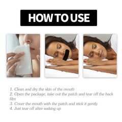 Sleep Mouth Tape — Gentle Strips for Nasal Breathing, Snoring and Dry Mouth