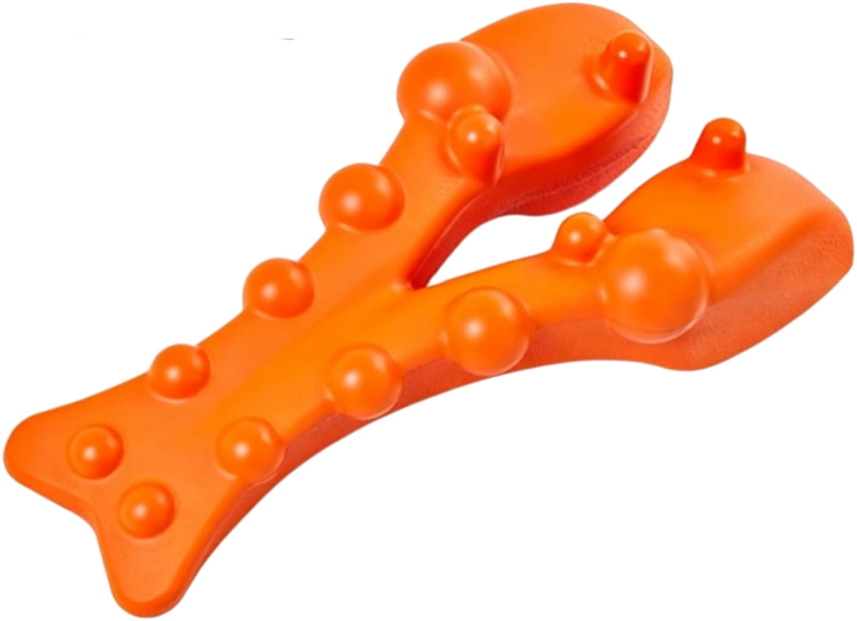 NATION trapezius trigger point massager, three-quarter view