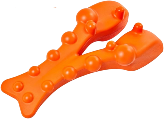 NATION trapezius trigger point massager, three-quarter view